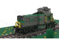 custom lego steam train